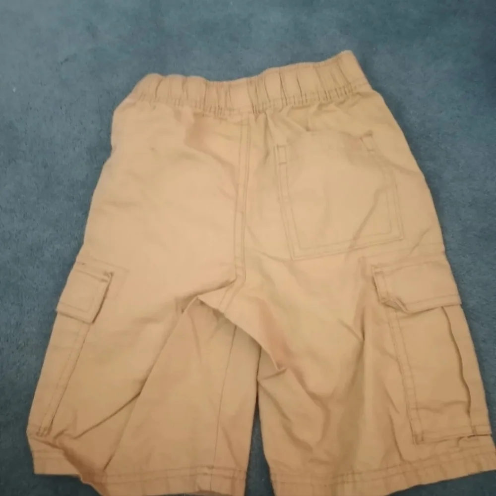 The Childrens Place Boys Size 8 Adjustable Waist khaki Cargo Shorts New